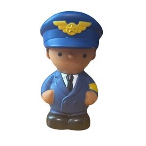 ELC Happyland Airline Pilot Figure People 2.75" Tall